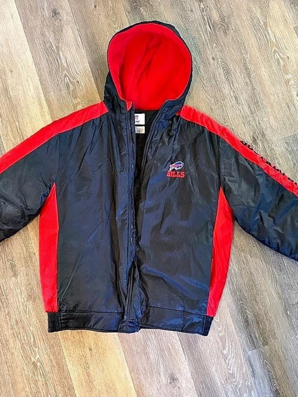 Team Apparel Buffalo Bills NFL Team Apparel jacket Color Block Jacket XL